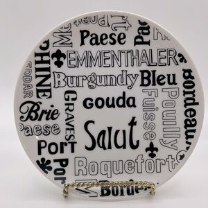 VTG Set of 4 Seymour Mann “Gourmet’s Choice” Wine & Cheese Appetizer Plates